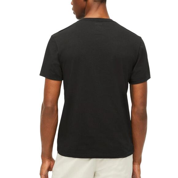 NWT J.Crew Factory Black Cotton Crewneck T-Shirt Men’s M Classic Fit - Picture 2 of 7